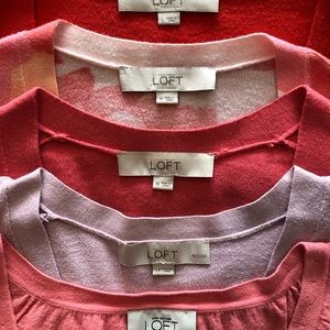 Five cardigans from Loft